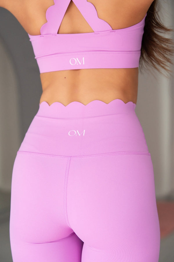 панталон CURLY PINK и топ CURLY PINK | OM wear оформящо спортно облекло