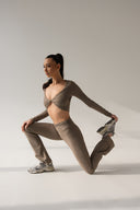 панталон CAPPUCCINO и блуза CAPPUCCINO | OM wear оформящо спортно облекло