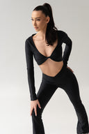 панталон BLACK и блуза BLACK | OM wear оформящо спортно облекло